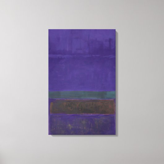 Mark Rothko - Zonder titel [Blauw, groen en bruin] Canvas Afdruk (Voorkant)