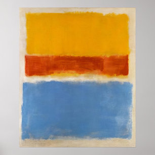 Mark Rothko - Zonder titel (geel, rood en blauw) - Poster