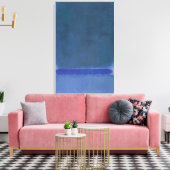 Mark Rothko - Zonder titel Groen op blauw - 1968 Canvas Afdruk (Insitu (Woonkamer))