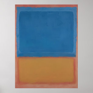 Mark Rothko - Zonder titel (Rood, Blauw, Oranje) - Poster