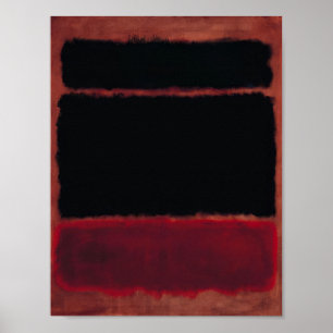 Mark Rothko - Zwart in diep rood - 1957 Poster