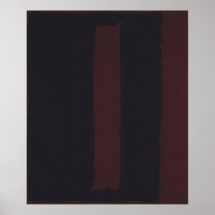 Mark Rothko - Zwart op Maroon - 1959 Poster