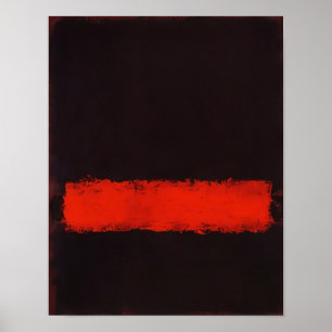 Mark Rothko - Zwart, Rood en Zwart - 1968 Poster