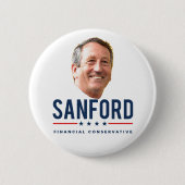Mark Sanford 2020 Ronde Button 5,7 Cm (Voorkant)
