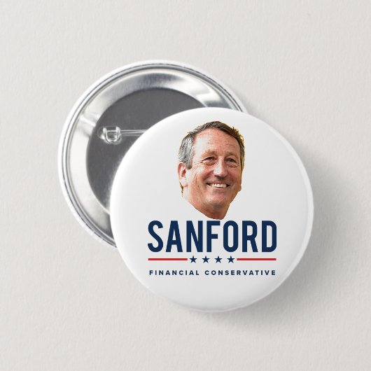 Mark Sanford 2020 Ronde Button 5,7 Cm (Voorkant /achterkant)