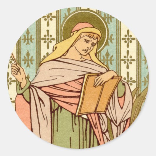 Mark the Evangelist (RLS 09) Ronde Sticker (Voorkant)