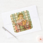 Mark the Evangelist (RLS 09) Vierkante Sticker (Envelop)