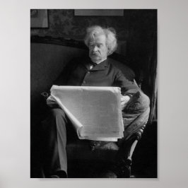 Mark Twain - American Author and Humorist Poster