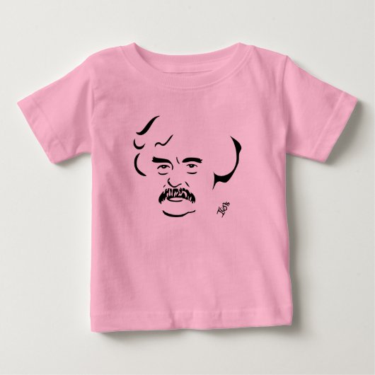 Mark Twain Baby T-Shirt (Voorkant)