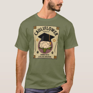 Mark Twain Bloemkool Citaat Grappig Afstudeercadea T-shirt