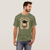 Mark Twain Bloemkool Citaat Grappig Afstudeercadea T-shirt (Voorkant volledig)