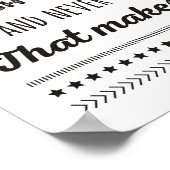 Mark Twain - Breek de regels Poster (Hoek)