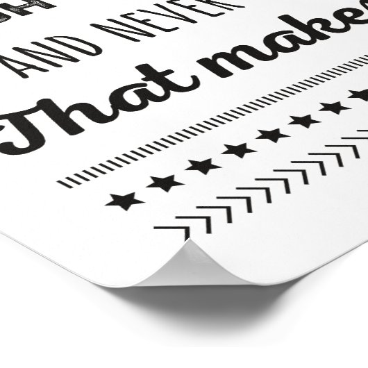 Mark Twain - Breek de regels Poster (Hoek)