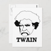 Mark Twain Briefkaart (Voorkant / Achterkant)