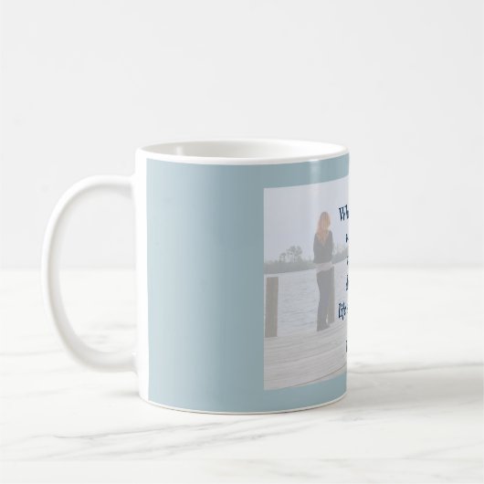 Mark Twain - citaat op mok (Links)