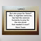 Mark Twain citaat Poster (Voorkant)