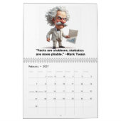 Mark Twain citatenkalender Kalender (Feb 2027)