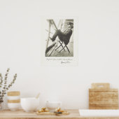 Mark Twain citeert handgeschreven Amerikaanse lite Poster (Keuken)