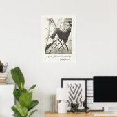 Mark Twain citeert handgeschreven Amerikaanse lite Poster (Thuiskantoor)