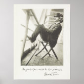 Mark Twain citeert handgeschreven Amerikaanse lite Poster (Voorkant)