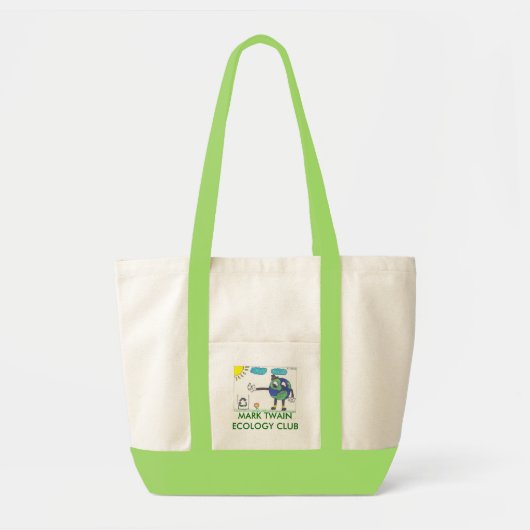 MARK TWAIN ECOLOGY CLUB-tas Tote Bag (Voorkant)
