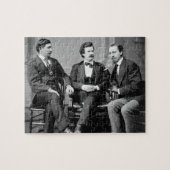 Mark Twain, George Alfred Townsend en David Gray Legpuzzel (Horizontaal)