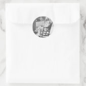 Mark Twain in schommelstoel Stickers (Tas)