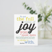 Mark Twain - Joy Briefkaart (Staand voorkant)