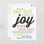 Mark Twain - Joy Briefkaart (Voorkant / Achterkant)