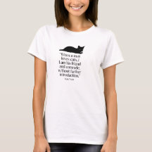 Mark Twain Kat Quote T-Shirt