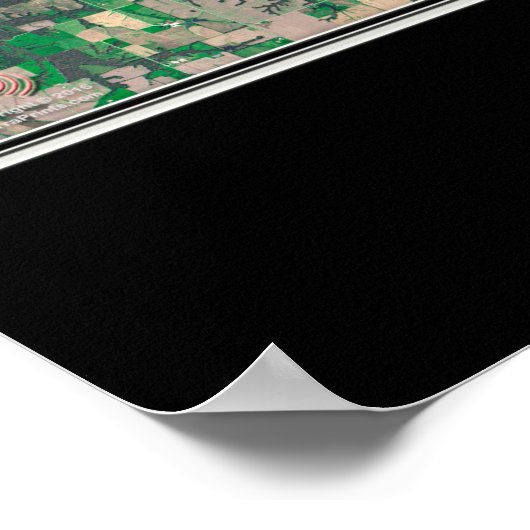 Mark Twain Lake Missouri Satellite Poster Map (Hoek)