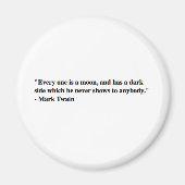 Mark Twain Magneet (Voorkant)