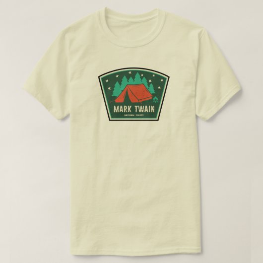 Mark Twain National Forest Camping aan Favorieten  T-shirt (Design voorkant)