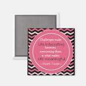 Mark Twain Offerte - Inspirerend Cadeau Magneet (Voorkant / Achterkant)