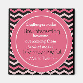 Mark Twain Offerte - Inspirerend Cadeau Magneet (Voorkant)