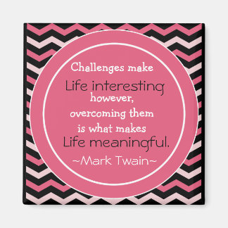 Mark Twain Offerte - Inspirerend Cadeau Magneet