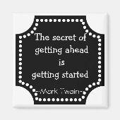 Mark Twain Offerte - Inspirerend Cadeau Magneet (Voorkant)