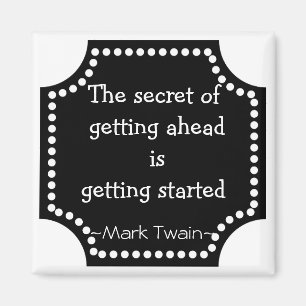 Mark Twain Offerte - Inspirerend Cadeau Magneet