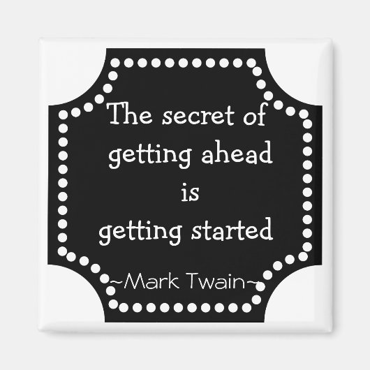 Mark Twain Offerte - Inspirerend Cadeau Magneet