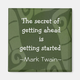 Mark Twain Offerte - Inspirerend Cadeau Magneet