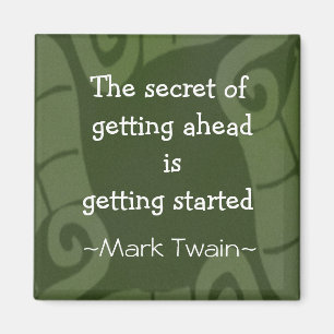 Mark Twain Offerte - Inspirerend Cadeau Magneet