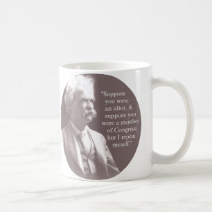 Mark Twain over het Congres Koffiemok