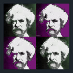 Mark Twain Pop Art Print<br><div class="desc">Show uw waardering voor het werk en het leven van Mark Twain met deze leuke, aanpasbare producten.</div>