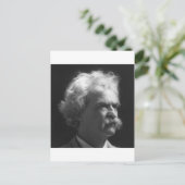Mark Twain portret Briefkaart (Staand voorkant)