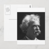 Mark Twain portret Briefkaart (Voorkant / Achterkant)
