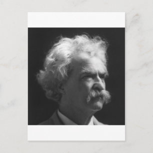 Mark Twain portret Briefkaart