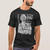 Mark Twain Quote Anti Golf is een goede wandeling  T-shirt (Voorkant)