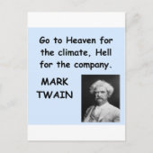 Mark Twain quote Briefkaart (Voorkant)
