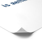 Mark Twain Quote - Het geheim van vooruitgaan is.. Poster (Hoek)