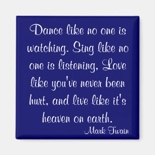 Mark Twain Quote Magneet